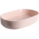 Раковина накладная Allen Brau Fantasy Oval 550х360 мм розовый 4.11022.SM