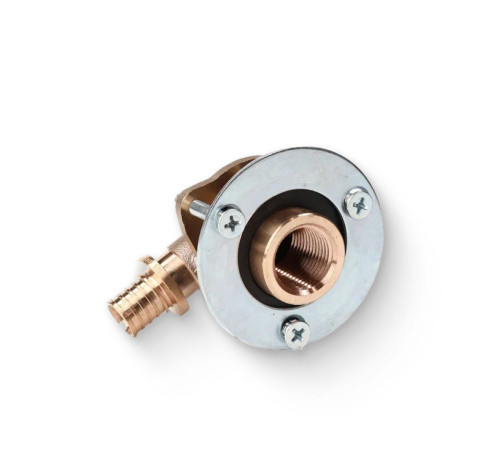 Водорозетка аксиальная Uponor RX+ В 28x1/2x16 для гипсокартонных плит бронза 1056374