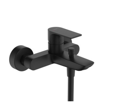 Смеситель для ванны Hansgrohe Rebris E однорычажный черный матовый 72450670
