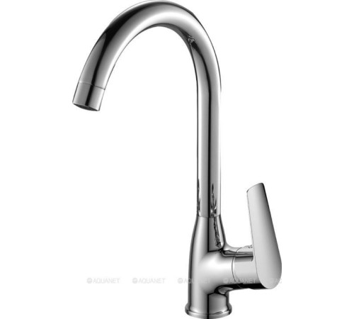 Смеситель для кухни Rossinka Silvermix S35-23 с высоким поворотным изливом хром S35-23