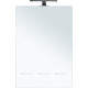 Зеркало Aquanet Lino 60 60 см белый матовый 00253905