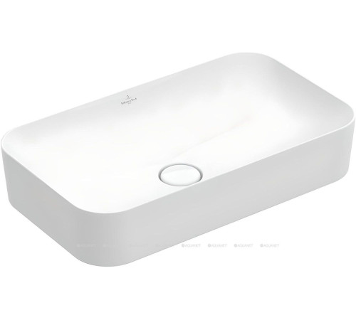 Раковина накладная Villeroy &amp; Boch Finion 600x350 мм CeramicPlus 414361R1