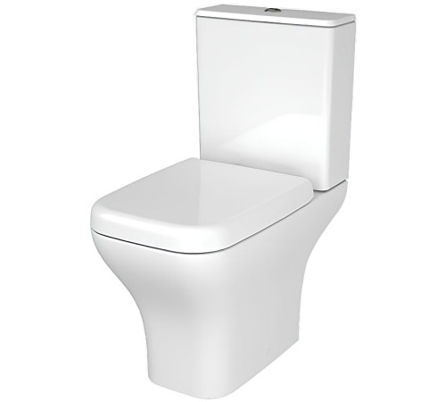 Унитаз напольный безободковый VitrA Polar с сиденьем микролифт 9843B003-7201