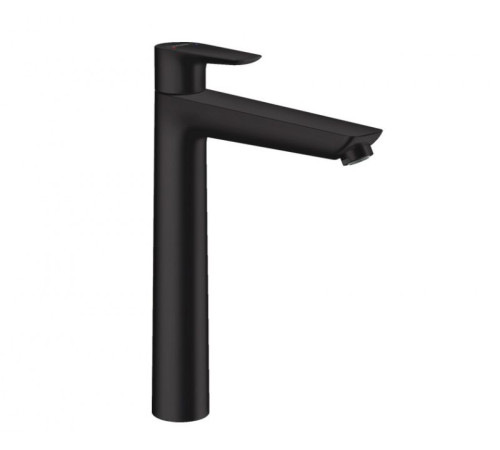 Смеситель для раковины Hansgrohe Talis E 240 со сливным гарнитуром черный матовый 71716670