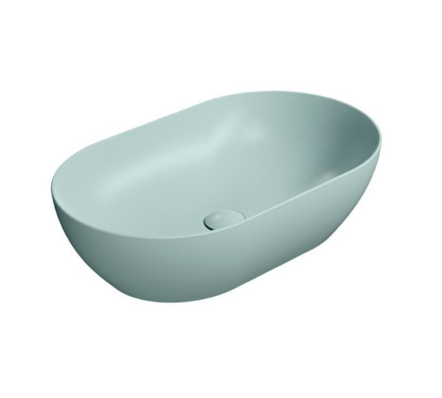 Раковина накладная GSI 60x37 см Ghiaccio matt 883415