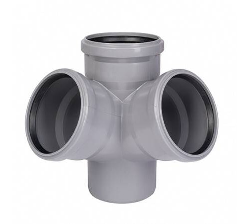 Крестовина двухплоскостная Ostendorf HT HTED 67° 110/110/110 мм RAL 7037 115920