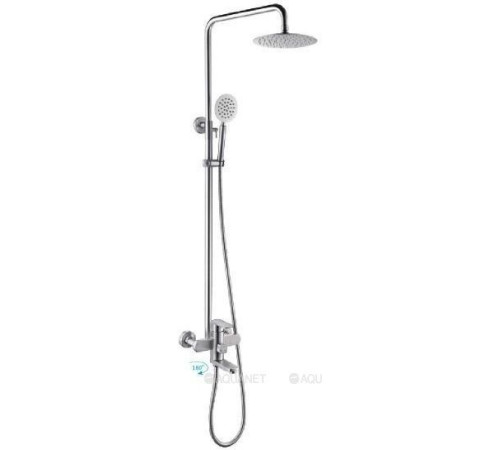 Душевая система Haiba HB24806 с изливом и тропическим душем хром HB24806