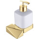 Дозатор для жидкого мыла подвесной Boheme New Venturo gold 10317-G