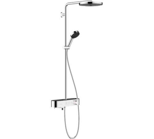 Душевая система для ванны с термостатом hansgrohe Pulsify S Ø 260/105 мм 1/3 режима 24230000