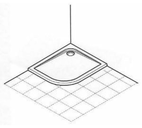 Душевой поддон Ideal Standard UltraFlat 100х80 см левый K240701