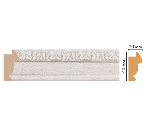 Багет интерьерный DECOMASTER 807-19D 40х20х2900 мм 807-19D