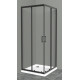 Душевой уголок BelBagno UNO-195-A-2 90х90 см черный стекло прозрачное UNO-195-A-2-90-C-NERO