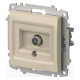 ТВ-розетка проходная без рамки Elbi Eleсtriс Zena Vega 609-010300-272
