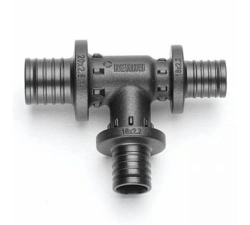 Тройник с уменьшенным боковым и торцевым проходами REHAU RAUTITAN PX 32-20-20 11600861001