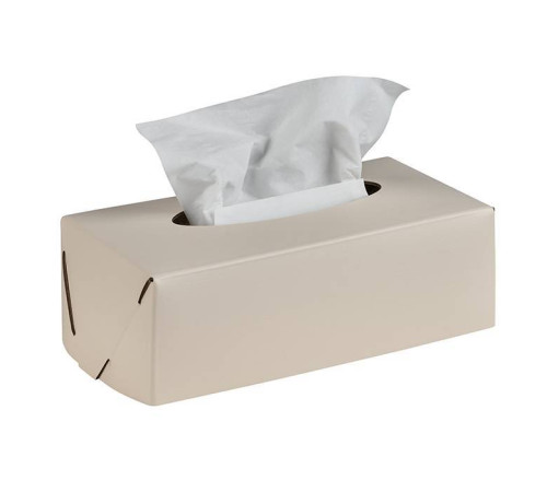 Салфетница ADJ Kleenex 23х12х7.5 см панна котта/белый 0016.16/10