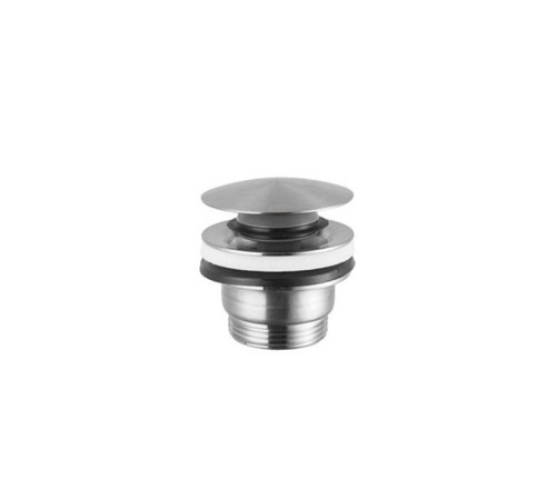 Донный клапан нажимной Newform X-STEEL 316 Stop&amp;Go для раковин 15-67 мм INOX 24686.50.050
