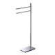 Стойка с полотенцедержателем Colombo Design Square 80.4 см PVD сталь B9901.HPS1