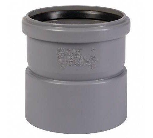 Муфта насадная Ostendorf HT HTAM 110 мм PP RAL 7037 115810