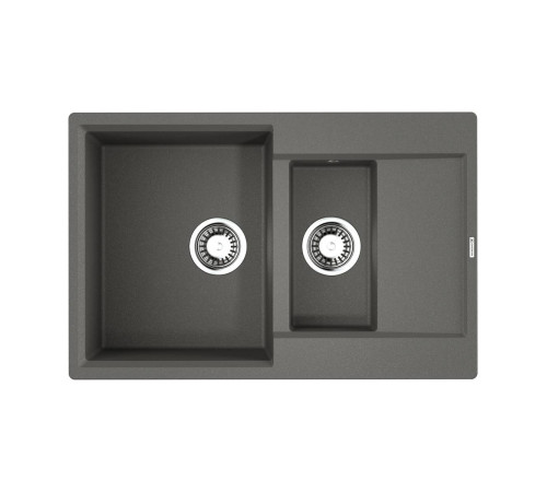 Кухонная мойка Omoikiri Daisen 78-2T-PL Tetogranit 78x51 см платина 4993533
