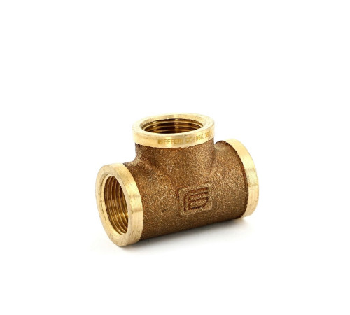Тройник резьбовой General Fittings 1/2 ВР-ВР-ВР бронза B3130A0404