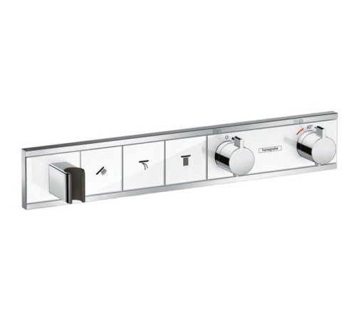 Термостат hansgrohe RainSelect скрытого монтажа для 3 потребителей белый/хром 15356400