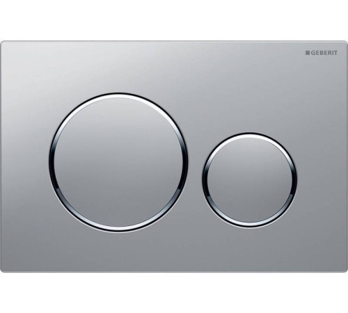 Клавиша смыва Geberit Sigma20 двойной смыв матовый хром 115.882.JQ.1