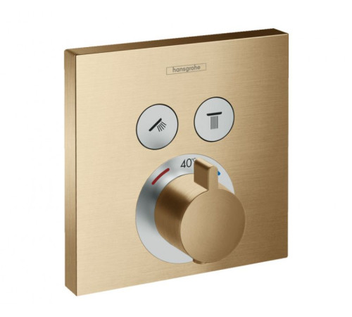 Термостат hansgrohe ShowerSelect для 2 потребителей внешняя монтажная часть 15763140