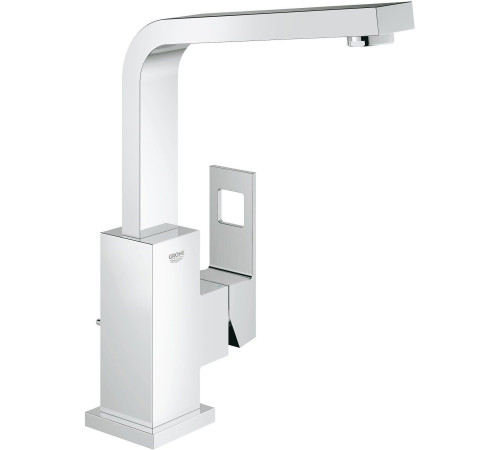 Смеситель для раковины GROHE Eurocube с высоким изливом и донным клапаном хром 2313500E