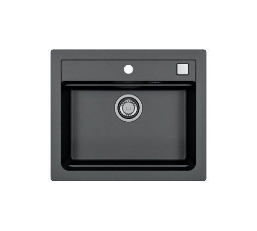 Мойка кухонная Alveus ATROX 30 Granital Carbon G91 590x500 мм с сифоном 1131996/1132823
