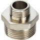 Ниппель переходной STOUT 1x1/2 НН никелированный SFT-0004-000112