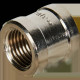 Муфта никелированная STOUT ВВ 1/4 SFT-0006-001414