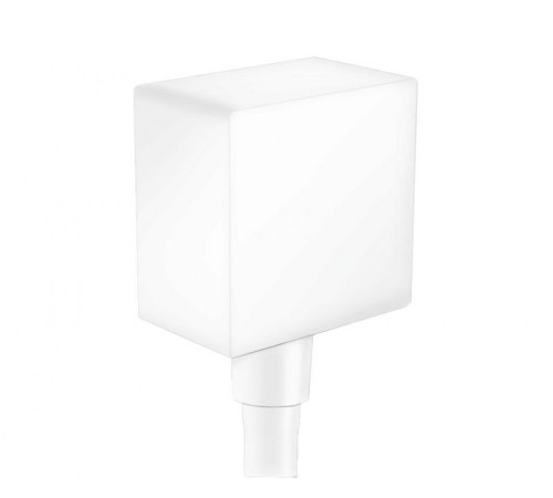 Шланговое подсоединение hansgrohe FixFit Square матовый белый 26455700
