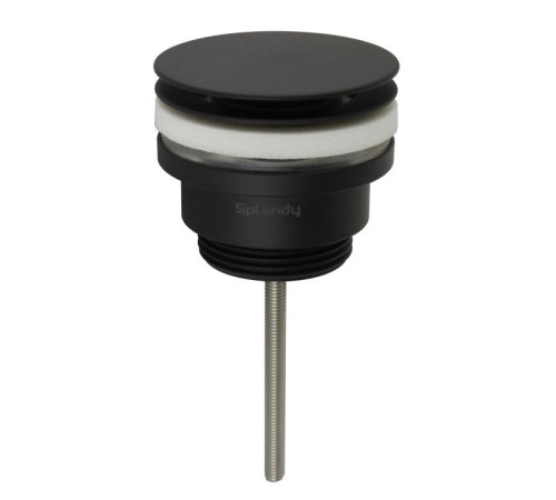 Донный клапан для раковины Splendy Click-Clack 1 1/4 черный матовый AA3071ORMBM
