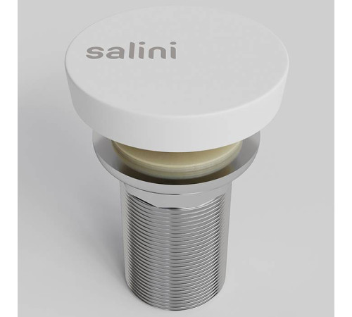 Донный клапан для раковины Salini D504 UpDown S-Sense белый глянцевый 16222WG