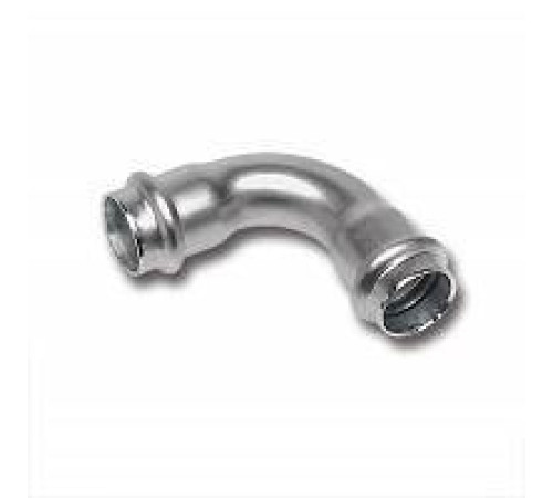 Отвод 90° SANHA NiroSan 9002A 76.1 мм ВПр-ВПр 69002A76