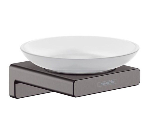 Мыльница Hansgrohe AddStoris шлифованный черный хром 41746340