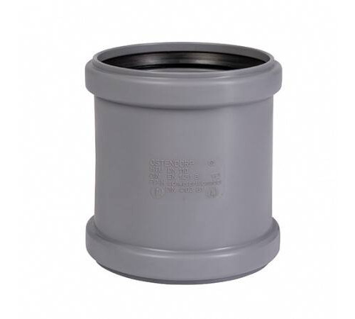 Муфта надвижная Ostendorf HT HTU 75 мм PP RAL 7037 113500