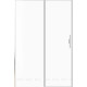 Душевая дверь Allen Brau Priority 1400 мм стекло Optiwhite брашированный алюминий 3.31035.BA