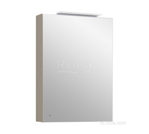 Шкаф зеркальный Roca Oleta правый 500x700x137 мм LED-подсветка капучино матовый A857644515