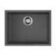 Кухонная мойка Omoikiri Tedori 54-U Tetogranit 55x42 см платина 4993995
