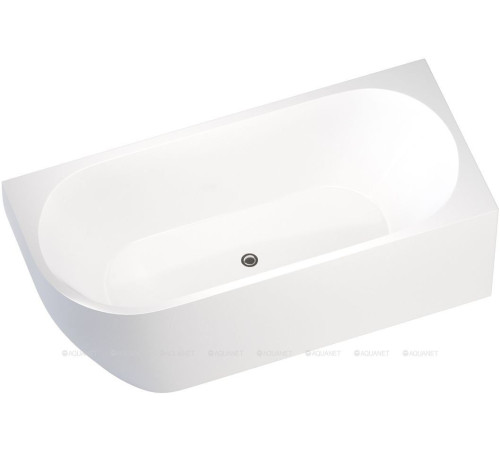 Ванна акриловая Aquanet Family Elegant B 1800x800 мм со сливом-переливом белый матовый 3806-N-MW