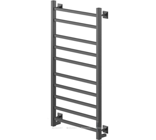 Полотенцесушитель электрический Ника STEP-2 100/50 (У) черный матовый RAL 9005 MAT 00325279