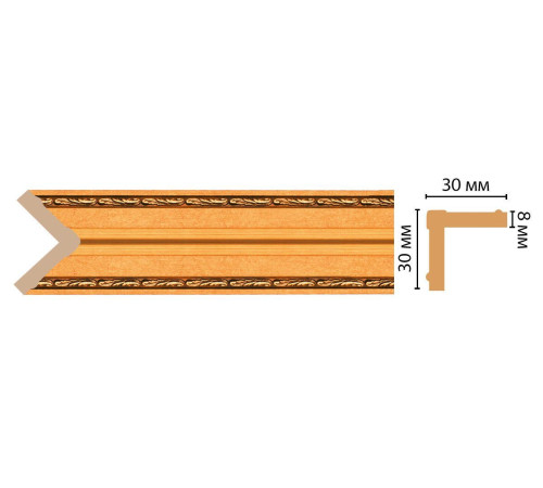 Угол DECOMASTER 116-1223 ДМ 30x30x2400 мм 116-1223 ДМ