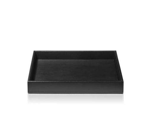 Лоток универсальный Decor Walther Brownie Tab Q 26x22 см черная кожа 0932560