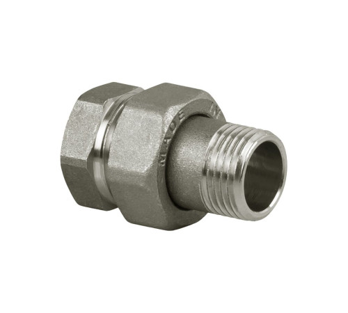 Соединитель прямой SR Rubinetterie 0186 1/2 никелированный американка 0186-1500N000