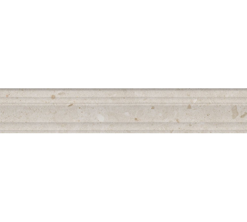 Бордюр Kerama Marazzi Риккарди бежевый матовый структура обрезной 40х7,3 см BLF011R