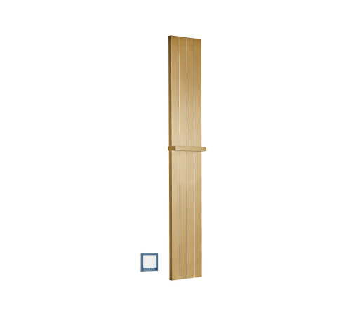Полотенцесушитель электрический Boheme Flat 25x150 см скрытое подключение матовое золото 725-MG