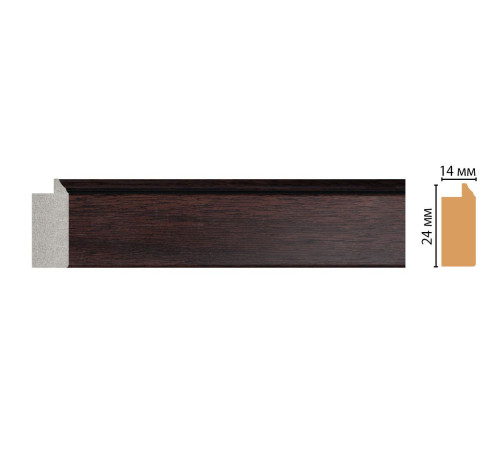 Багет из полистирола Decomaster FM2-1 24х14х2850 мм FM2-1