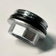 Переходник резьбовой General Fittings 1 x 1/2 НВ хромированный с O-Ring 634C4201