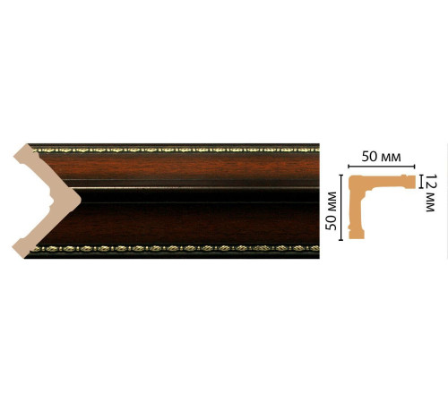 Угол интерьерный DECOMASTER 50x50x2400 мм 182-51